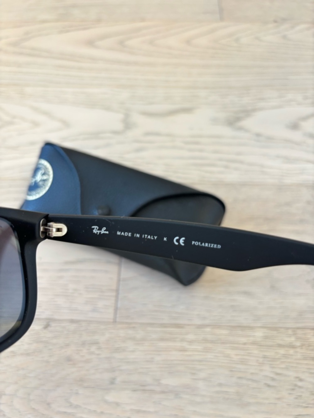 Ray-Ban Justin Style Matte Black Sunglasses - Picture 3 of 4
